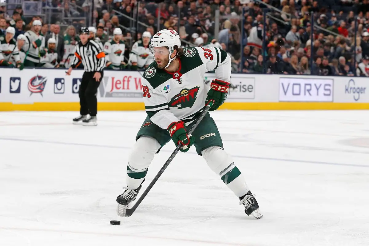 Wild’s Ryan Hartman denies admitting to Jets’ Cole Perfetti that high stick was payback