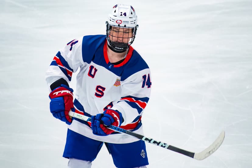 Cole Hutson is already standing out for the 2025 NHL Draft