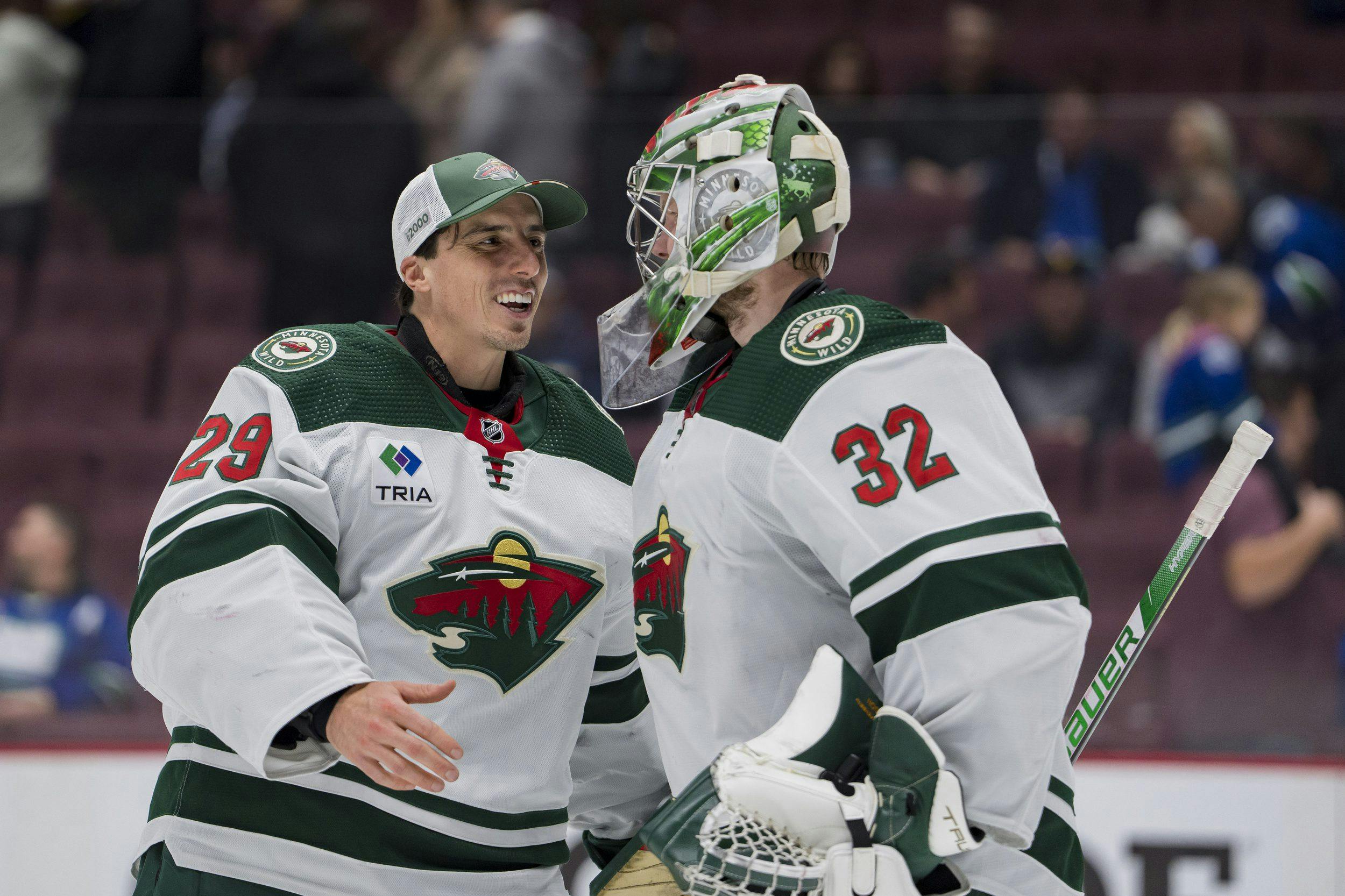 Who will be the Game 1 starter for the Minnesota Wild?