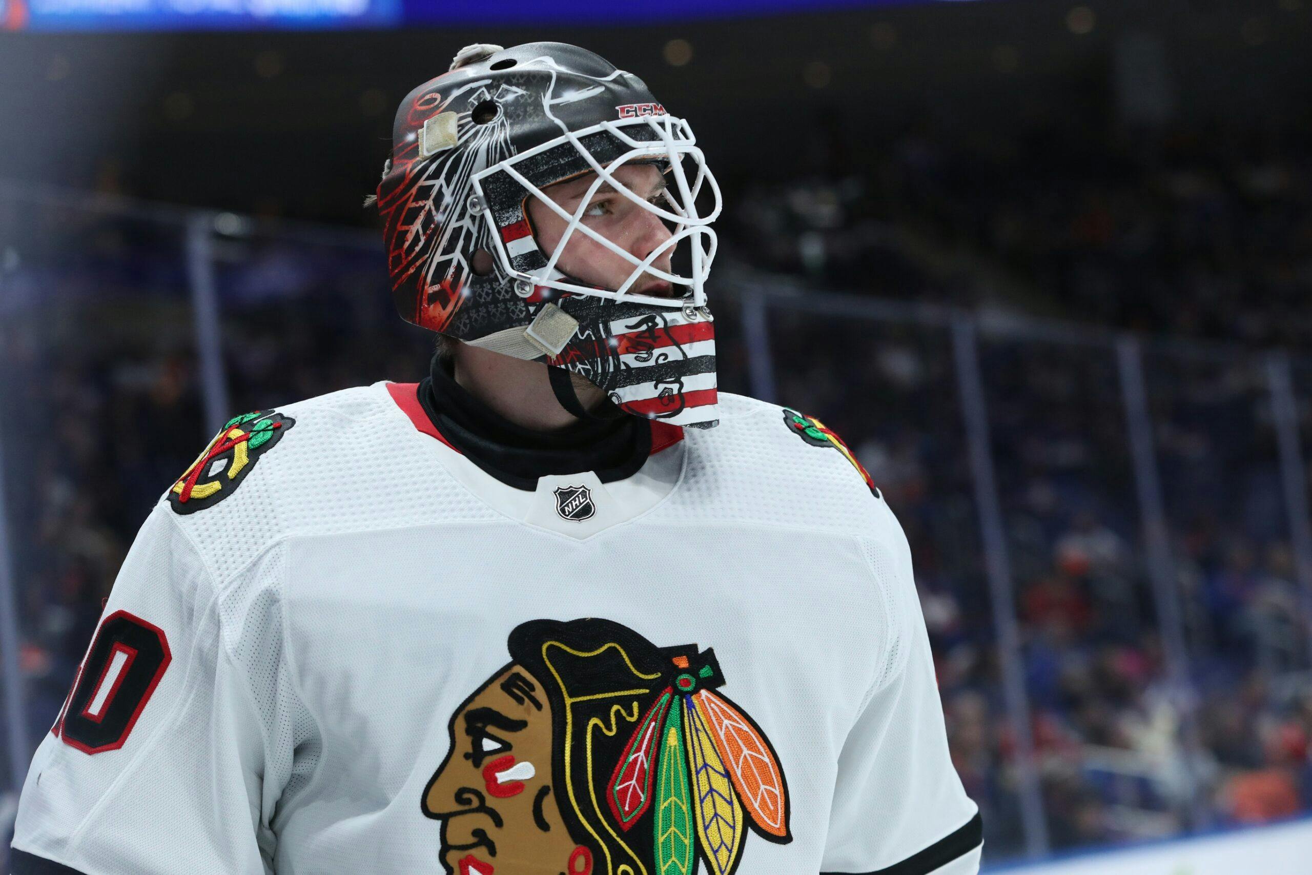 Blackhawks’ sign goalie Arvid Soderblom to two-year contract extension