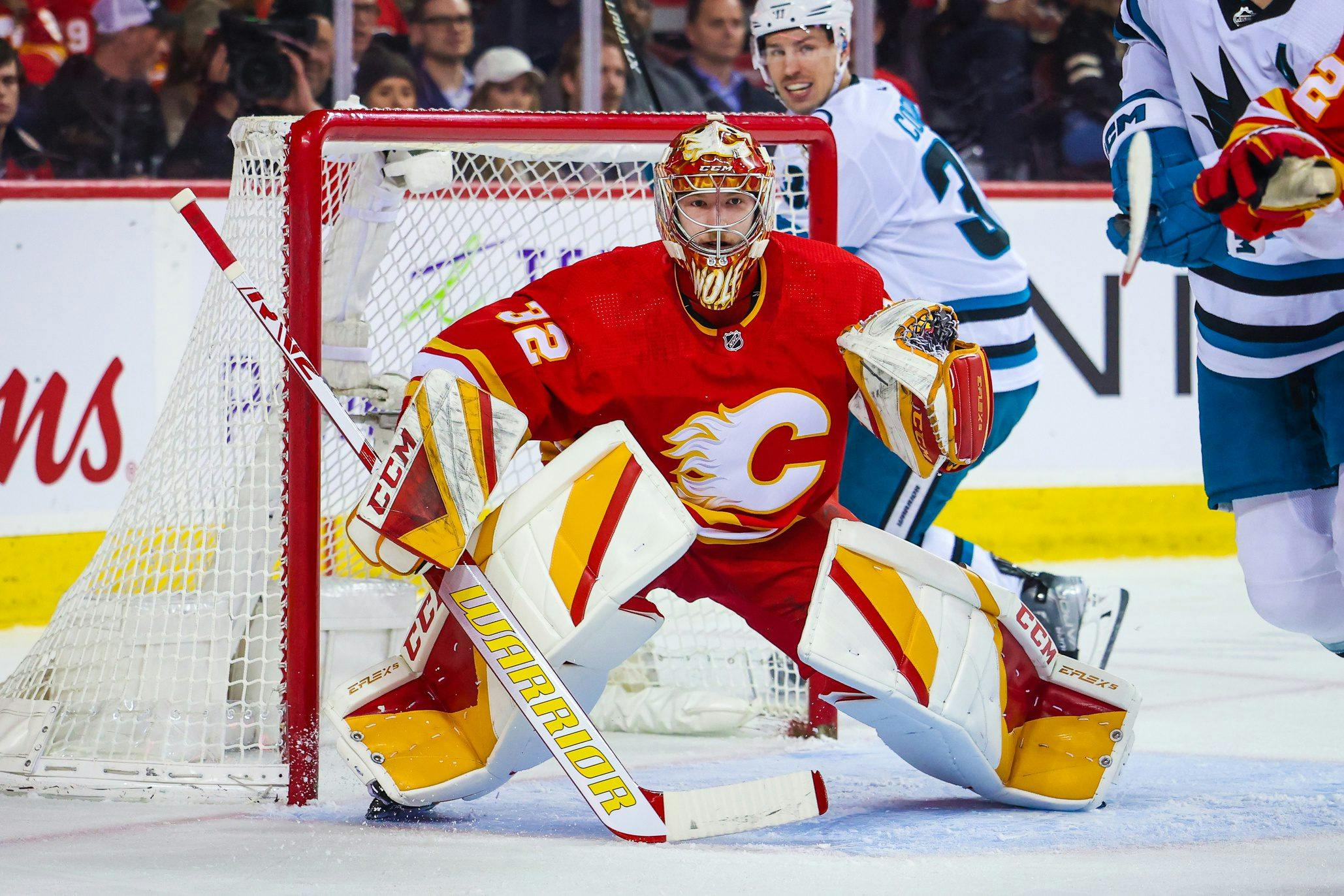 Priority is playing for Flames goalie prospect Dustin Wolf