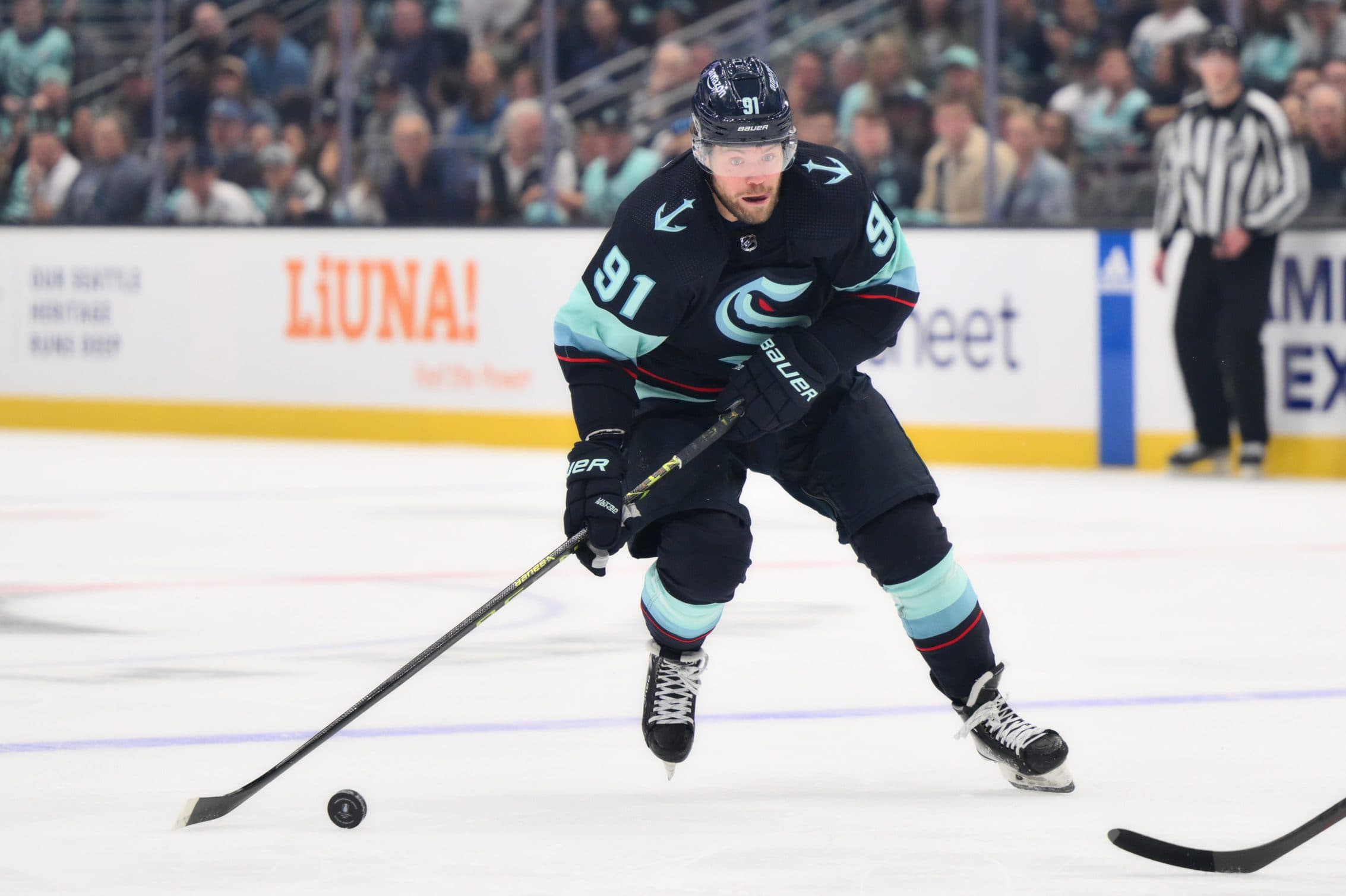 McCann back on ice, but not ready to return yet for Kraken