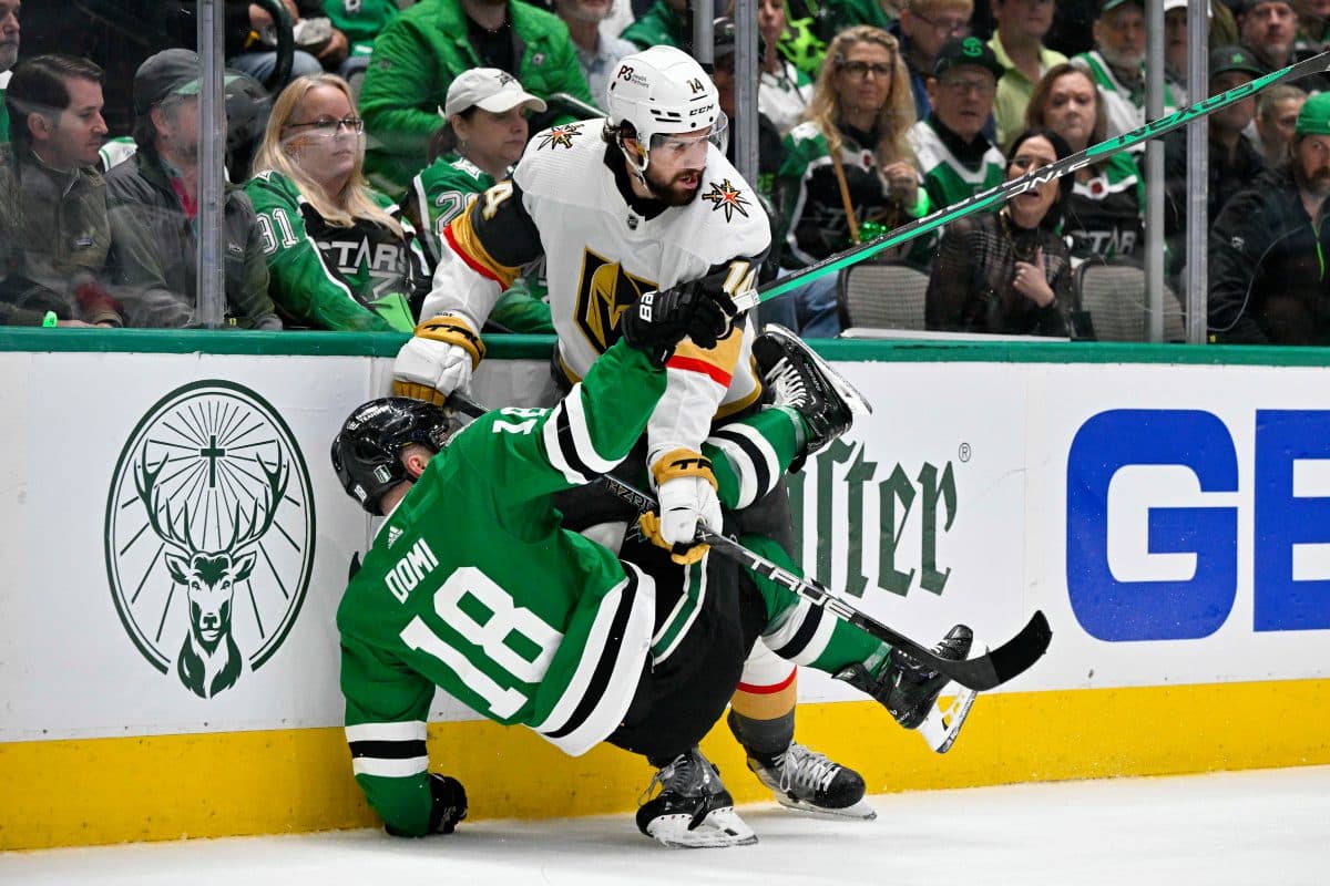 Dallas Stars’ Max Domi fined $5,000 for slashing Golden Knights’ Mark Stone