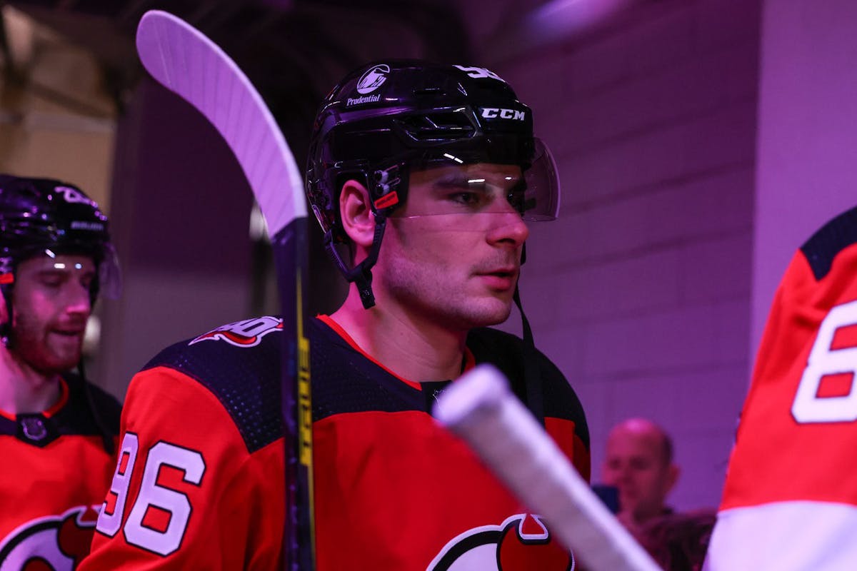 Devils' injury report: Good news on Miles Wood, Nathan Bastian