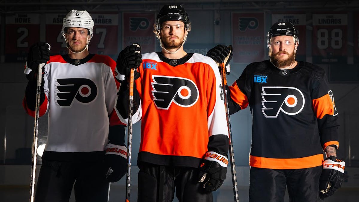The Flyers bring back “burnt orange” with new jerseys