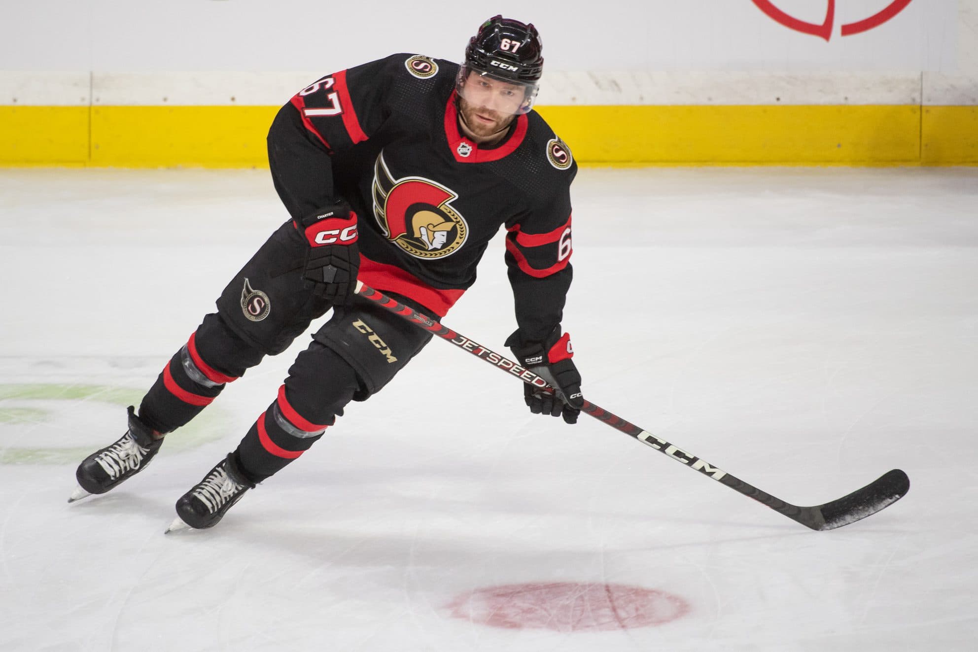 Senators place Rourke Chartier on waivers