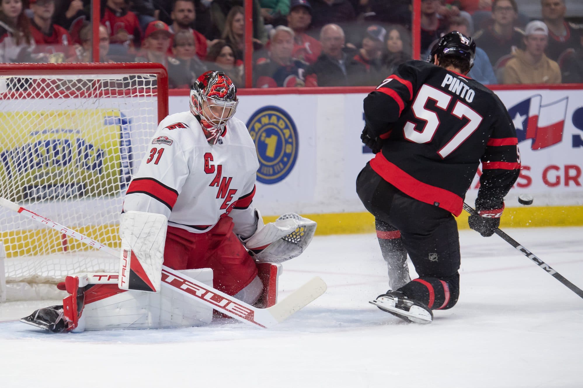 Ottawa Senators Shane Pinto not listed on training camp roster as contract negotiations continue