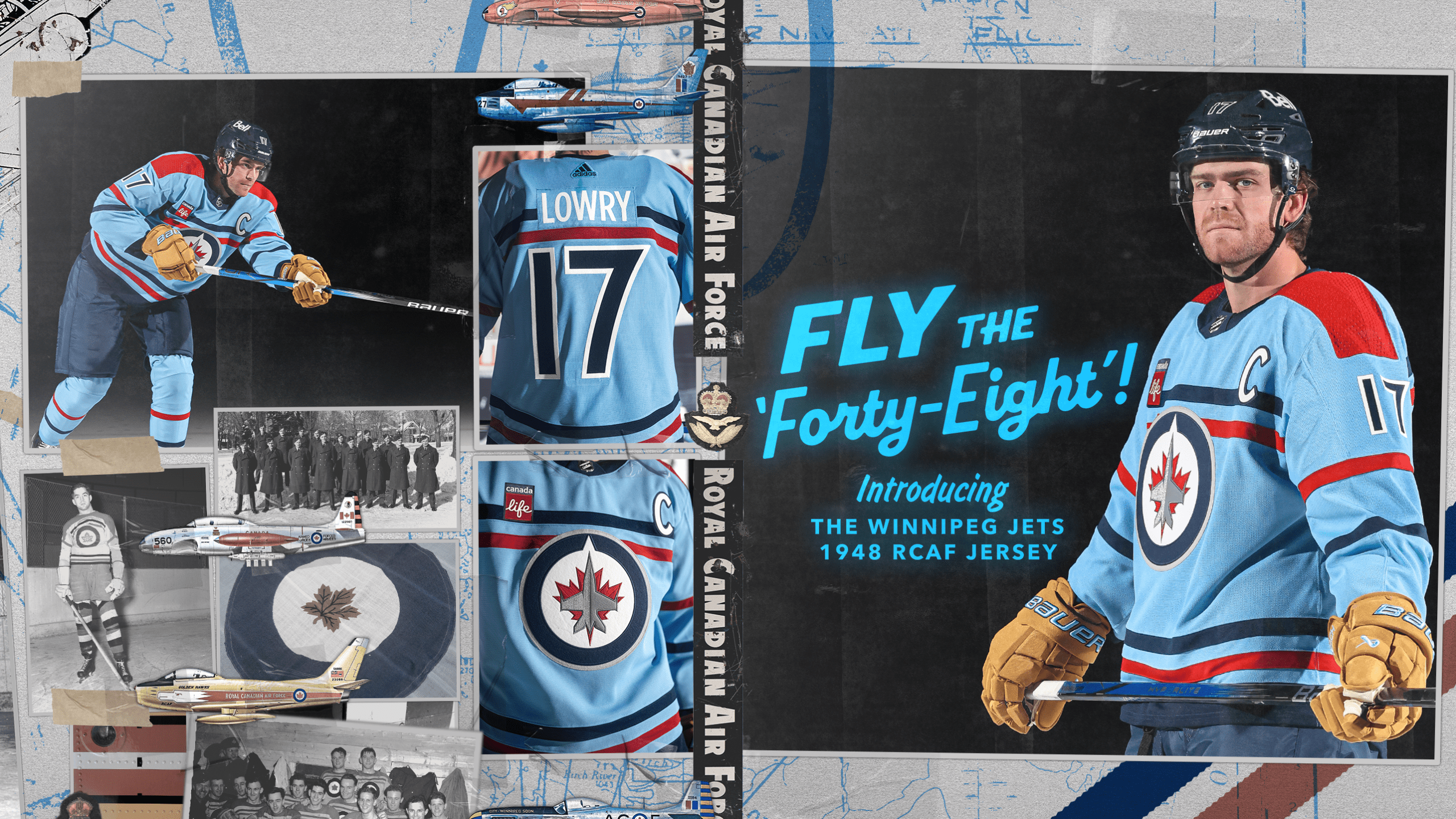 Winnipeg Jets reveal new jersey inspired by Royal Canadian Air Force