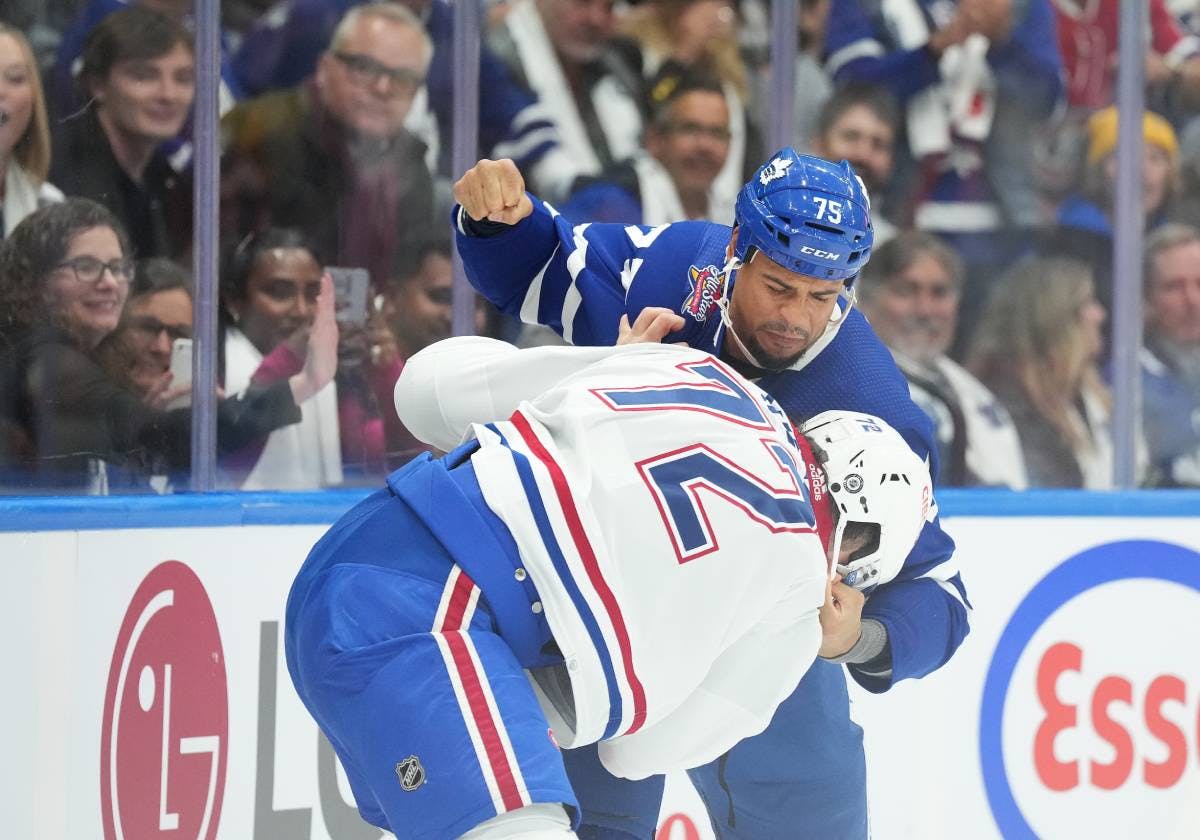 Maple Leafs’ Reaves on Canadiens’ Xhekaj: ‘I don’t like getting jumped. You want to fight? Just ask me’