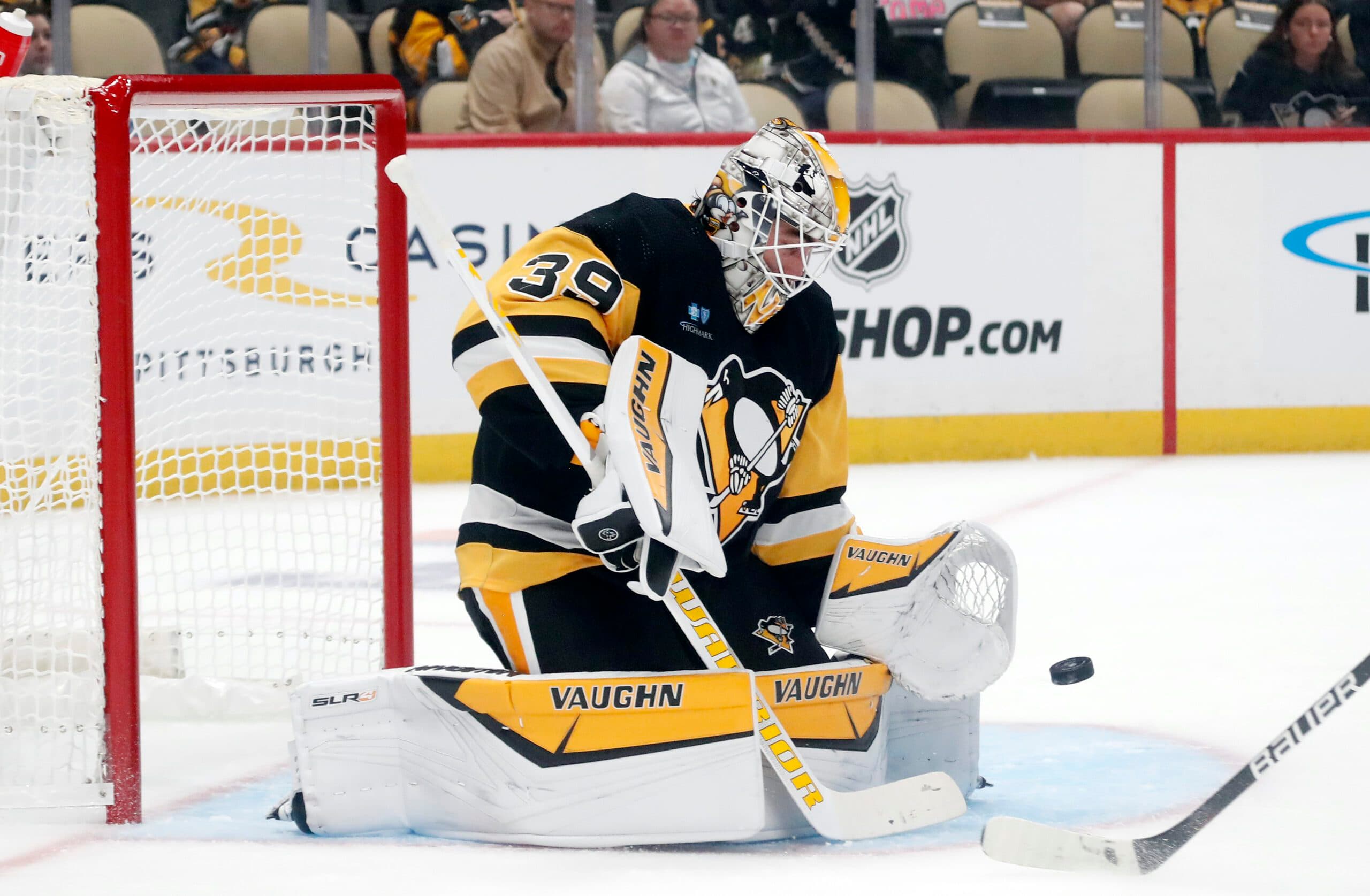 WBS Penguins’ Alex Nedeljkovic becomes first goalie in AHL history to score two career goals