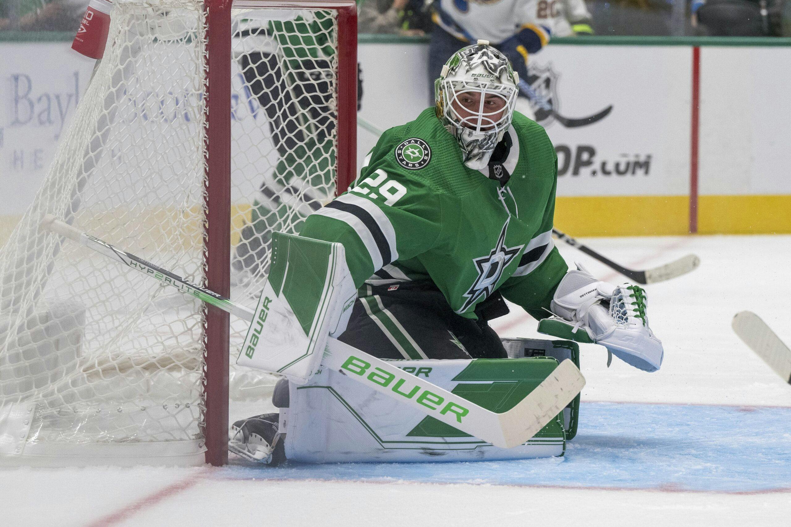 Jake Oettinger has elevated his game to new heights with Dallas Stars