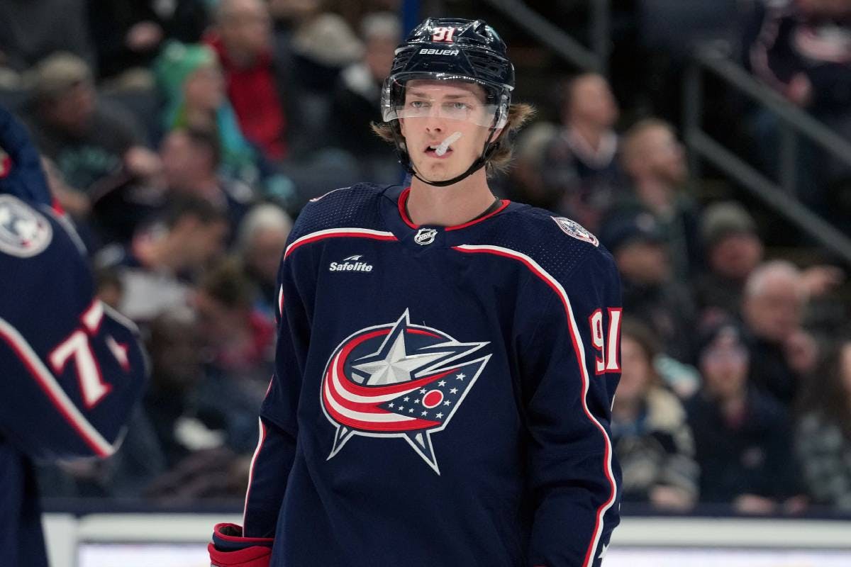 Blue Jackets’ Kent Johnson underwent successful surgery, expected to make full recovery in six months