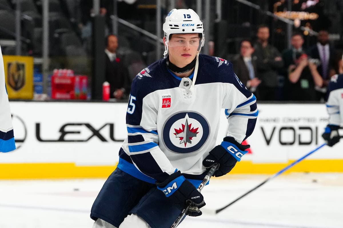 Jets’ Rasmus Kupari leaves game vs. Devils with upper-body injury, will not return