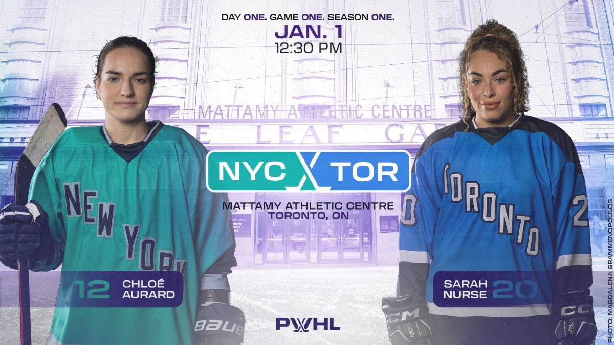 PWHL will kick off inaugural season on Jan. 1 with Toronto hosting New York