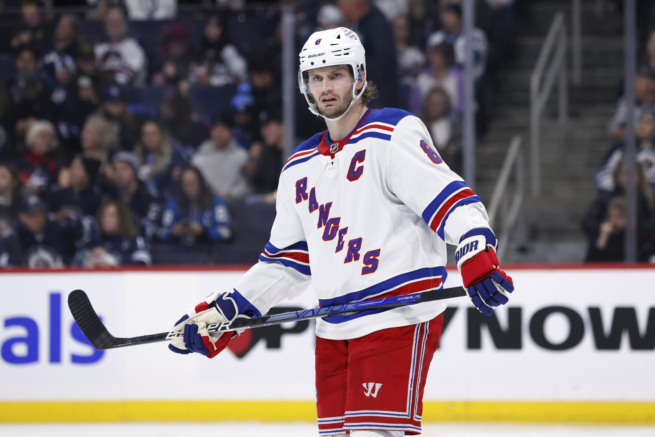 New York Rangers’ Jacob Trouba: High-stick on Trent Frederic “can’t happen”