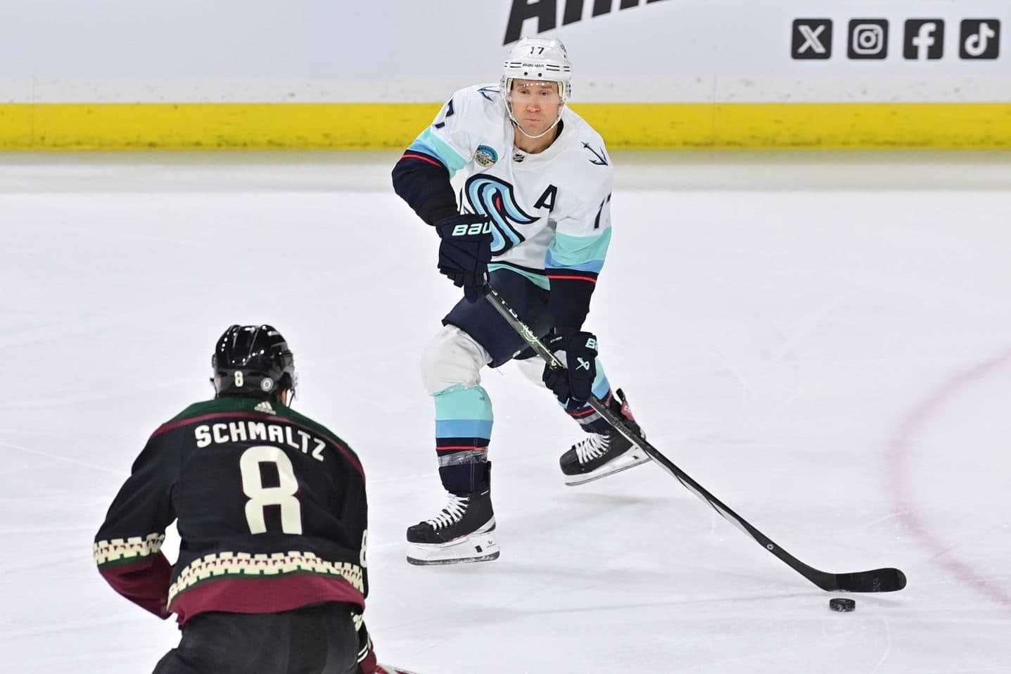 Seattle Kraken’s Jaden Schwartz placed on injured reserve with lower-body injury