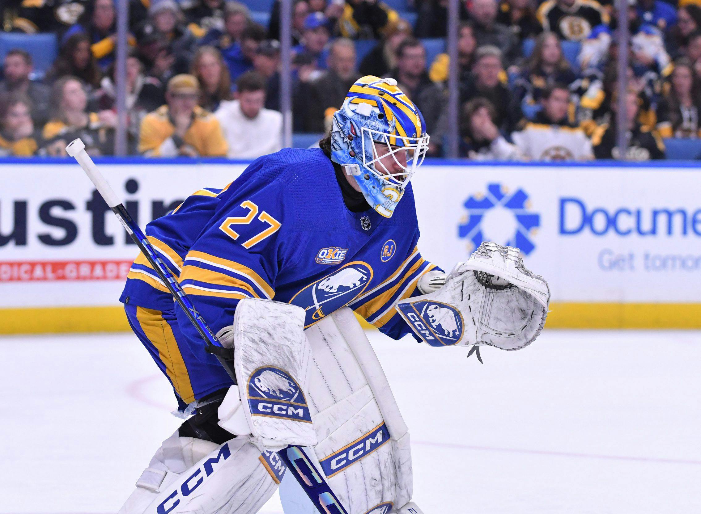 Sabres goaltender Devon Levi could benefit from a trip to the AHL