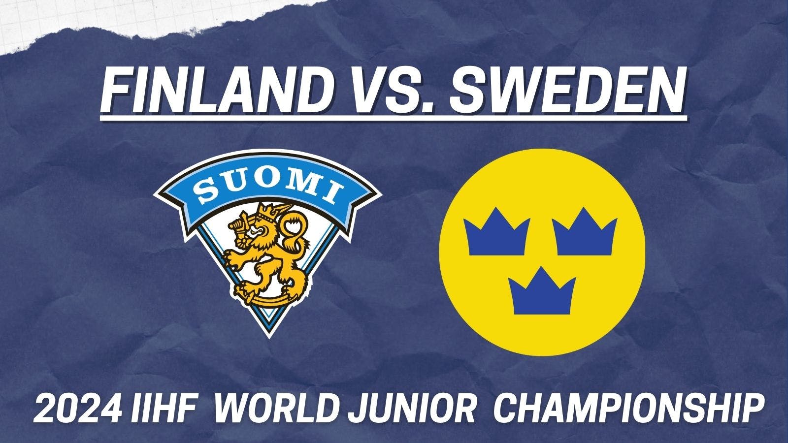 Top standouts from Finland vs. Sweden at 2024 World Junior Championship