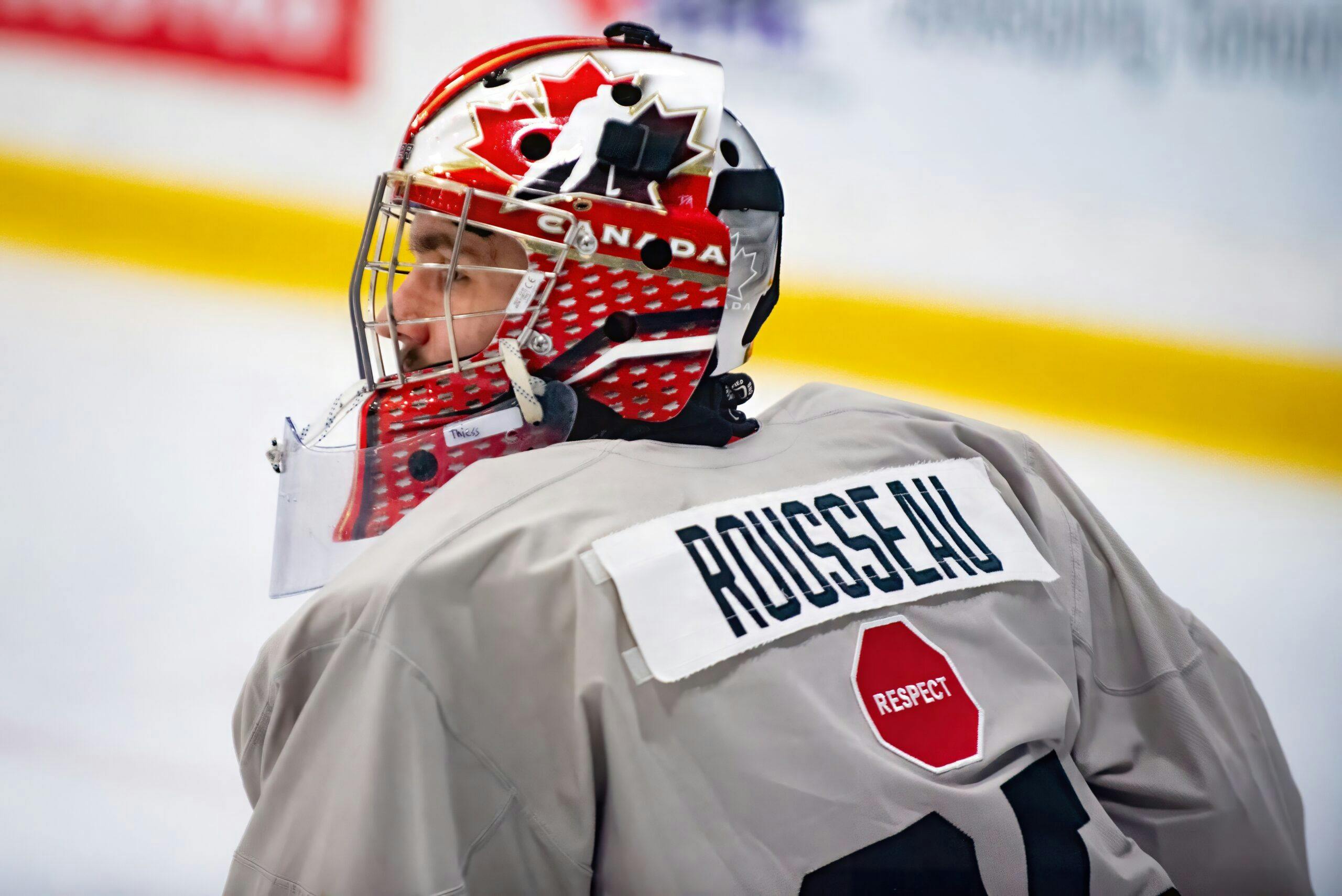 Could undrafted goaltender Mathis Rousseau be Canada’s answer in net?