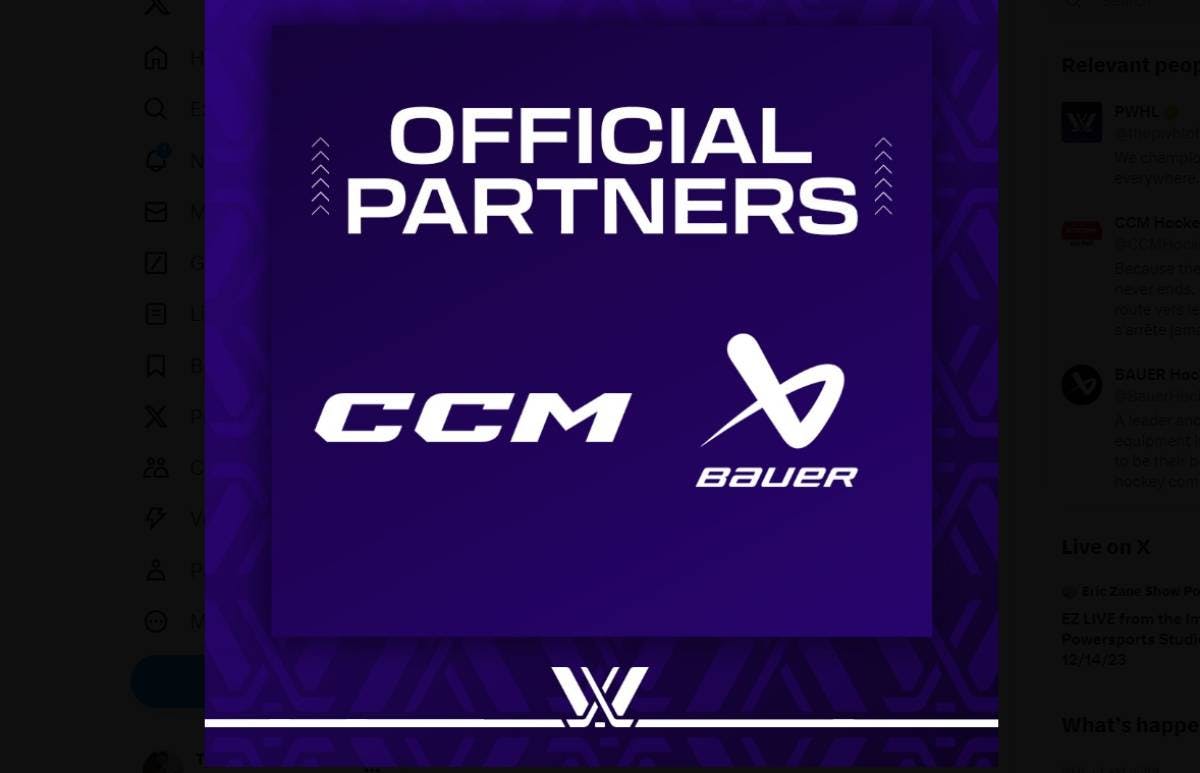 CCM and Bauer named official partners of PWHL