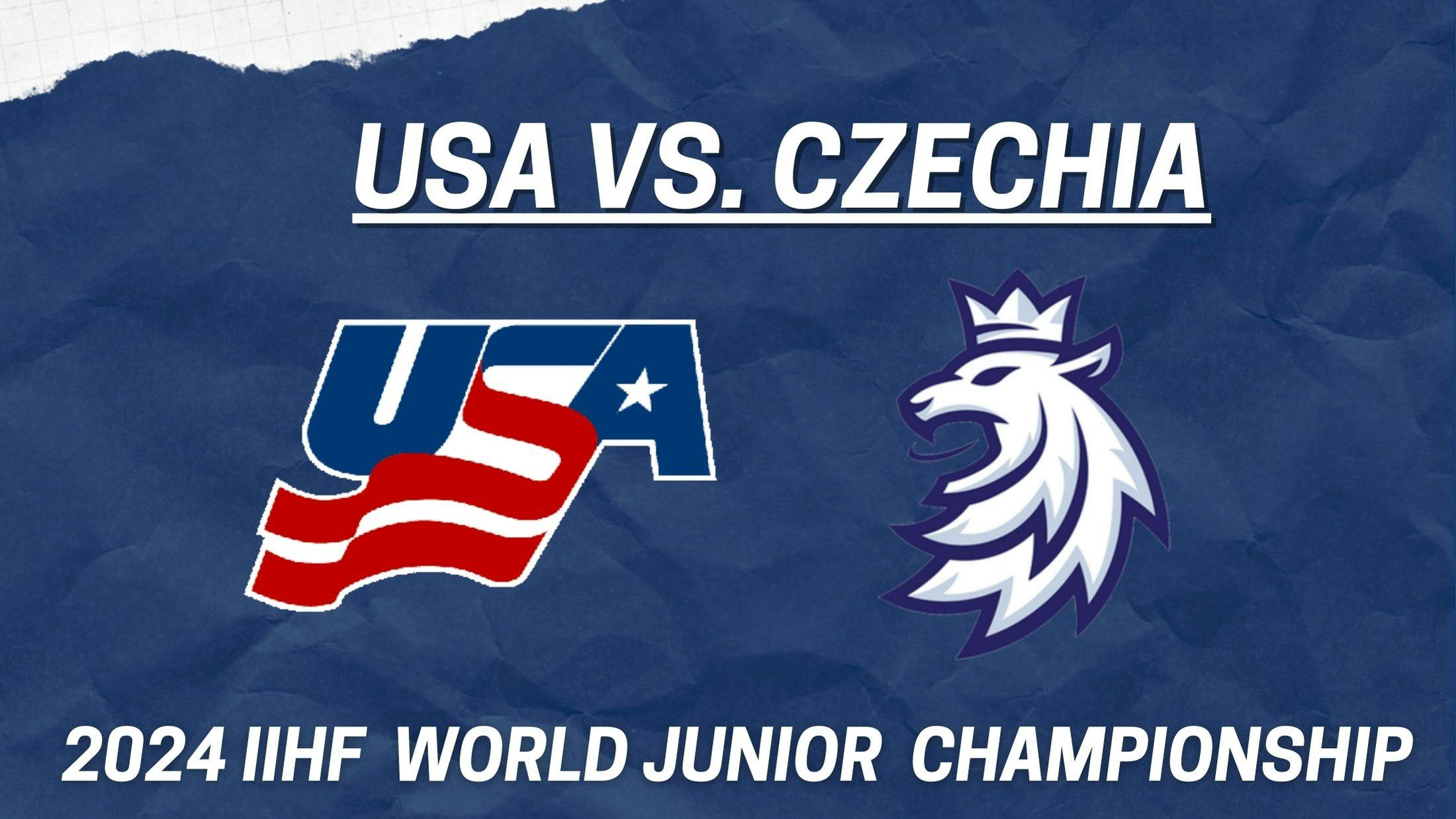 Top standouts from USA vs. Czechia at 2024 World Junior Championship