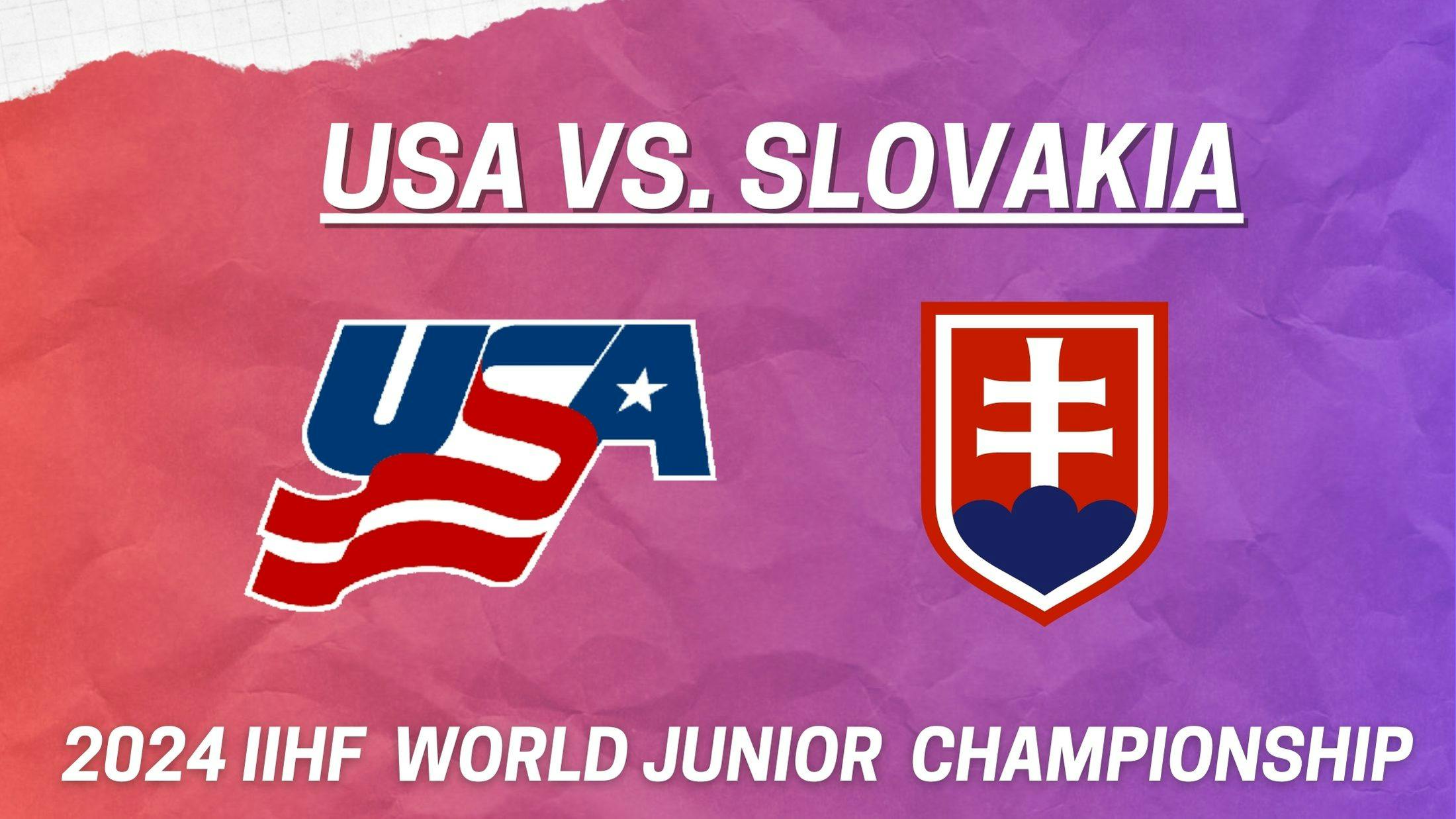 Top standouts from USA vs. Slovakia at 2024 World Junior Championship