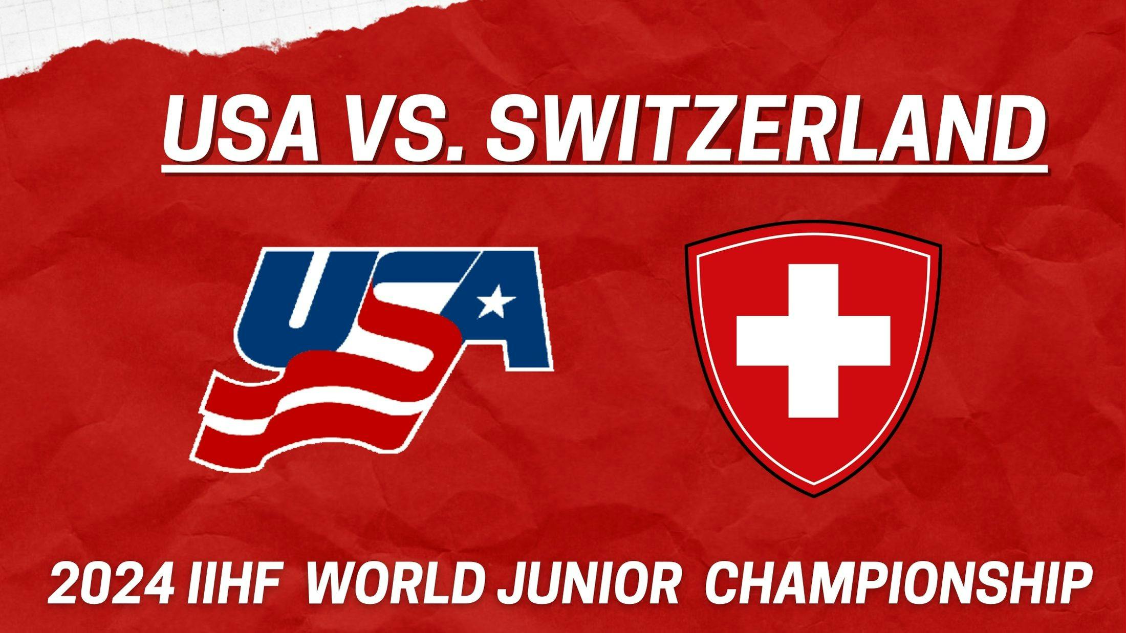 Top standouts from USA vs. Switzerland at 2024 World Junior Championship