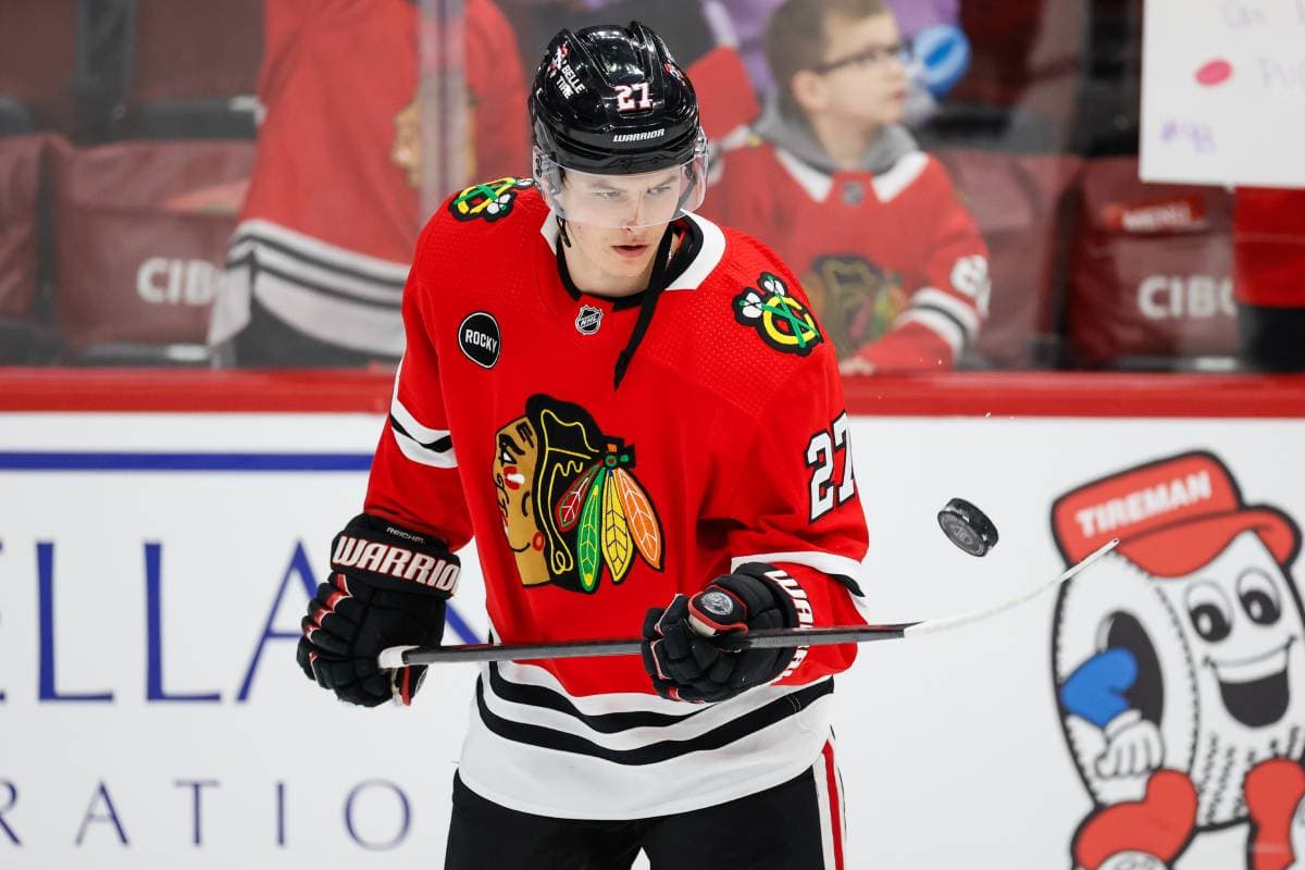 Chicago Blackhawks’ forward Lukas Reichel says healthy scratch was a “wake-up call”