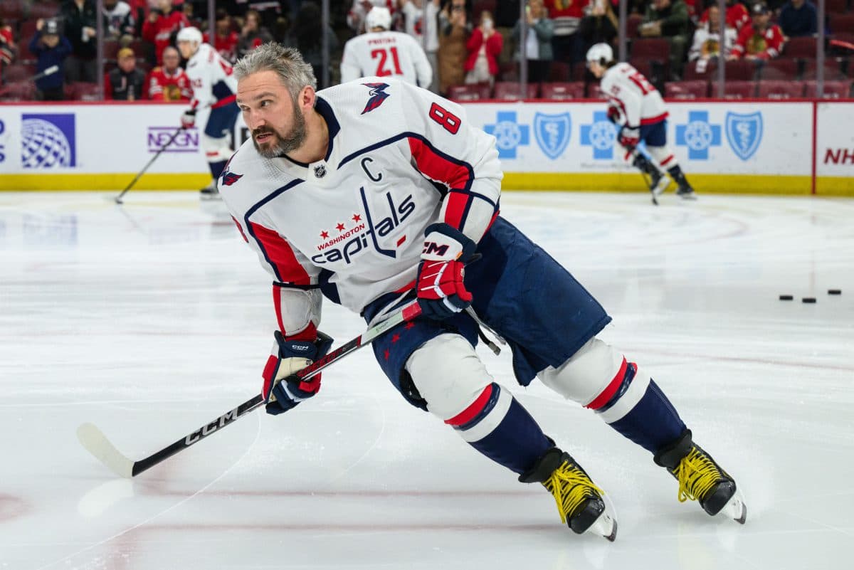 Alex Ovechkin records first six-game goal streak since 2018