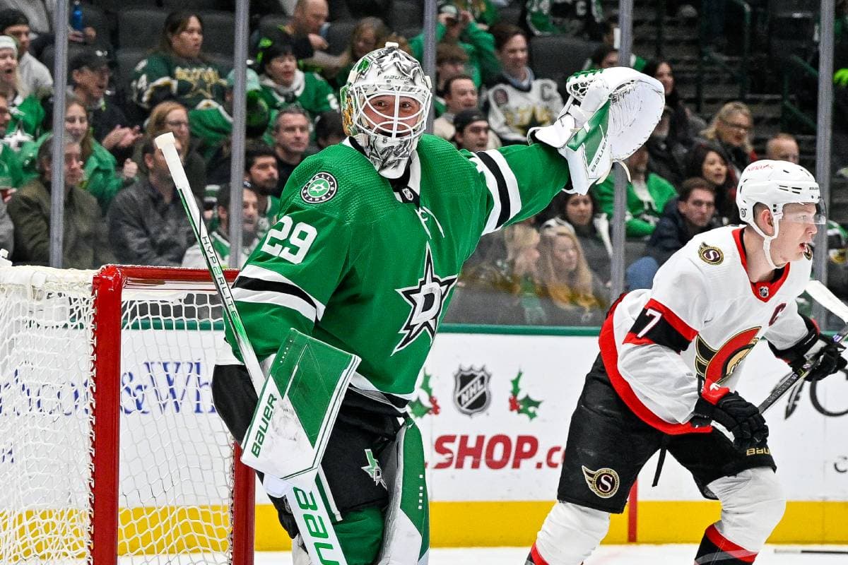 Dallas Stars goaltender Jake Oettinger out week-to-week with lower-body injury