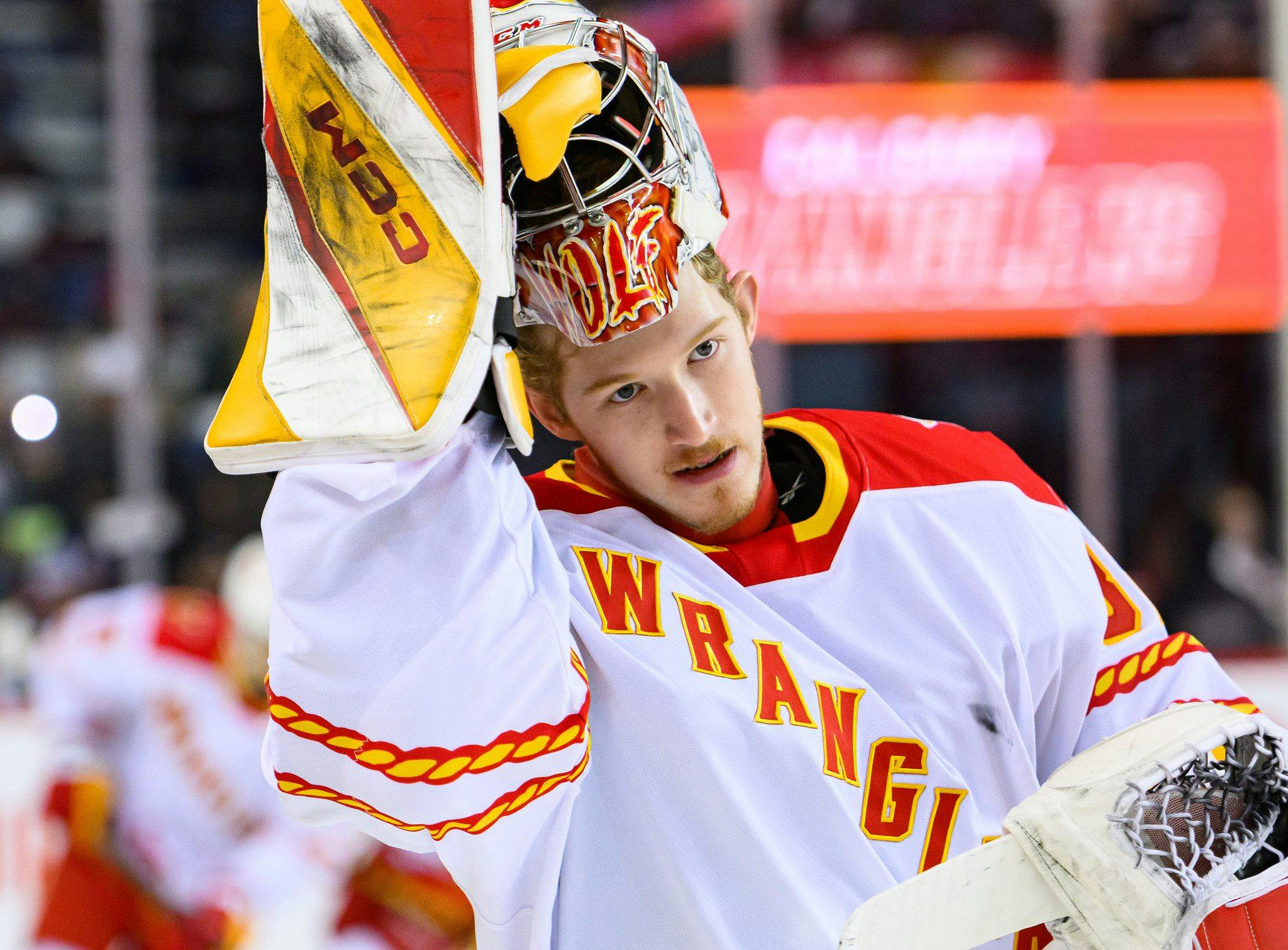 Calgary’s Dustin Wolf is the best NHL goalie prospect right now
