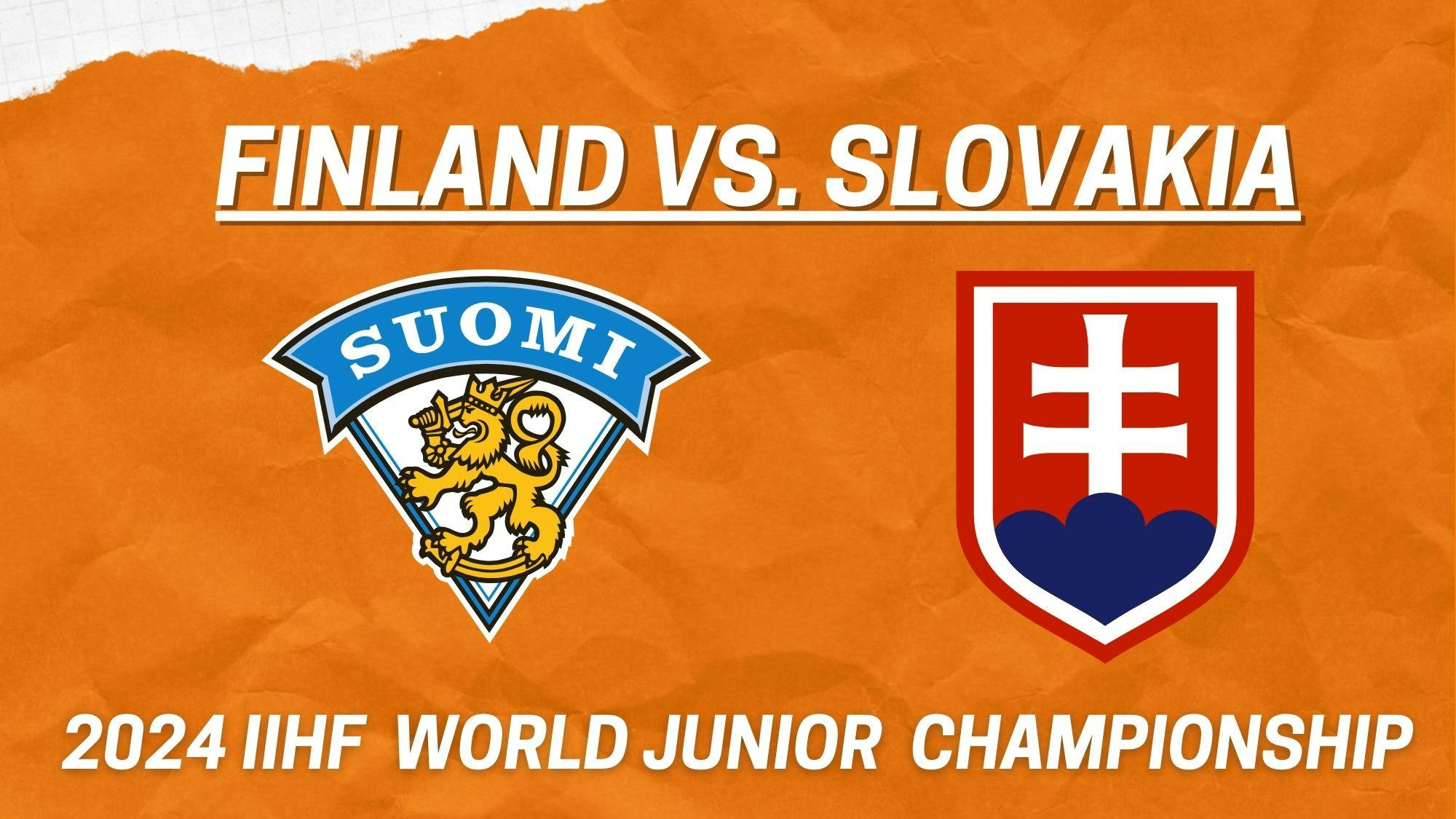 Top standouts from Finland vs. Slovakia in quarterfinal World Junior Championship game