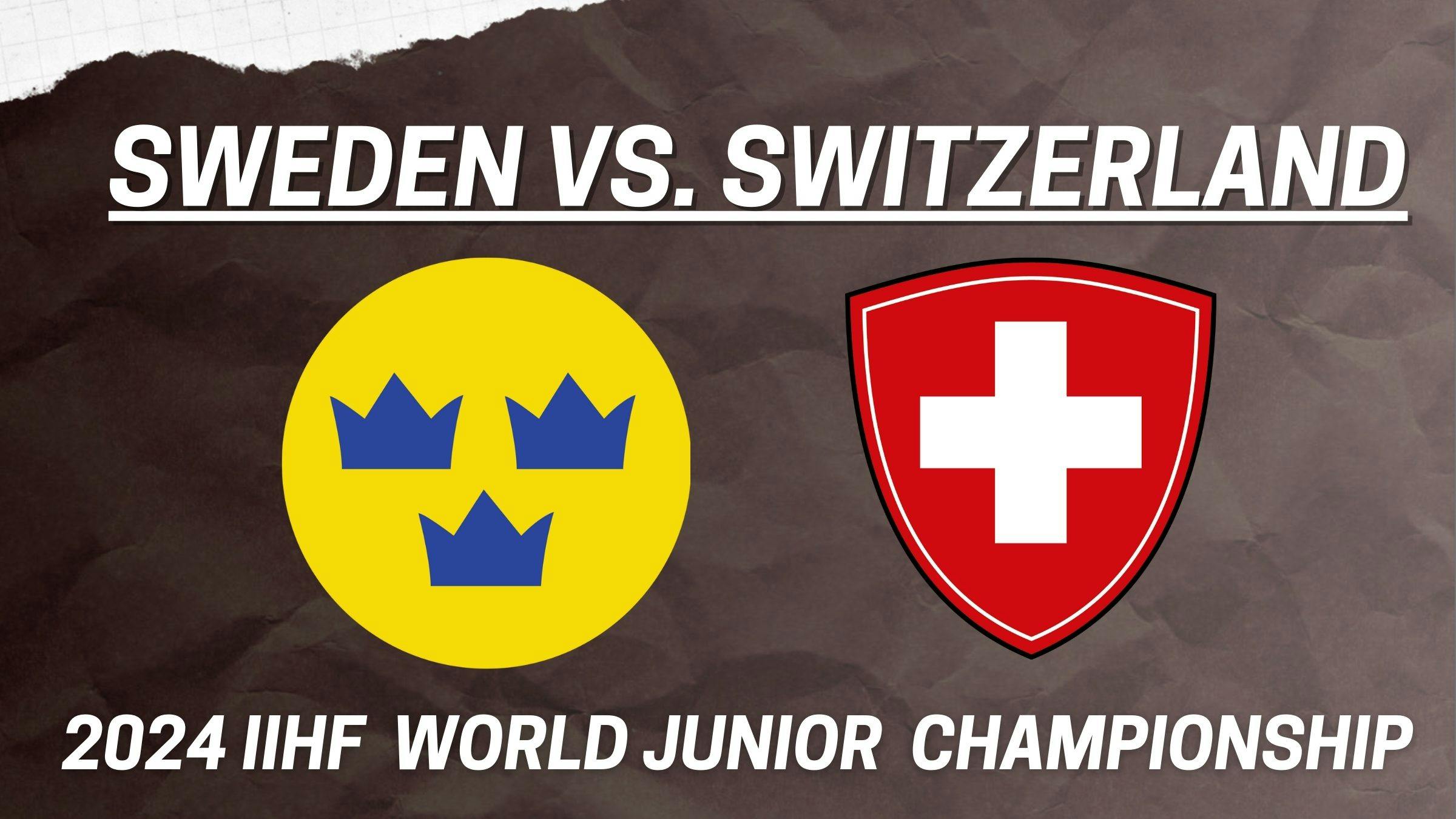Top standouts from Sweden vs. Switzerland in quarterfinal World Junior Championship game