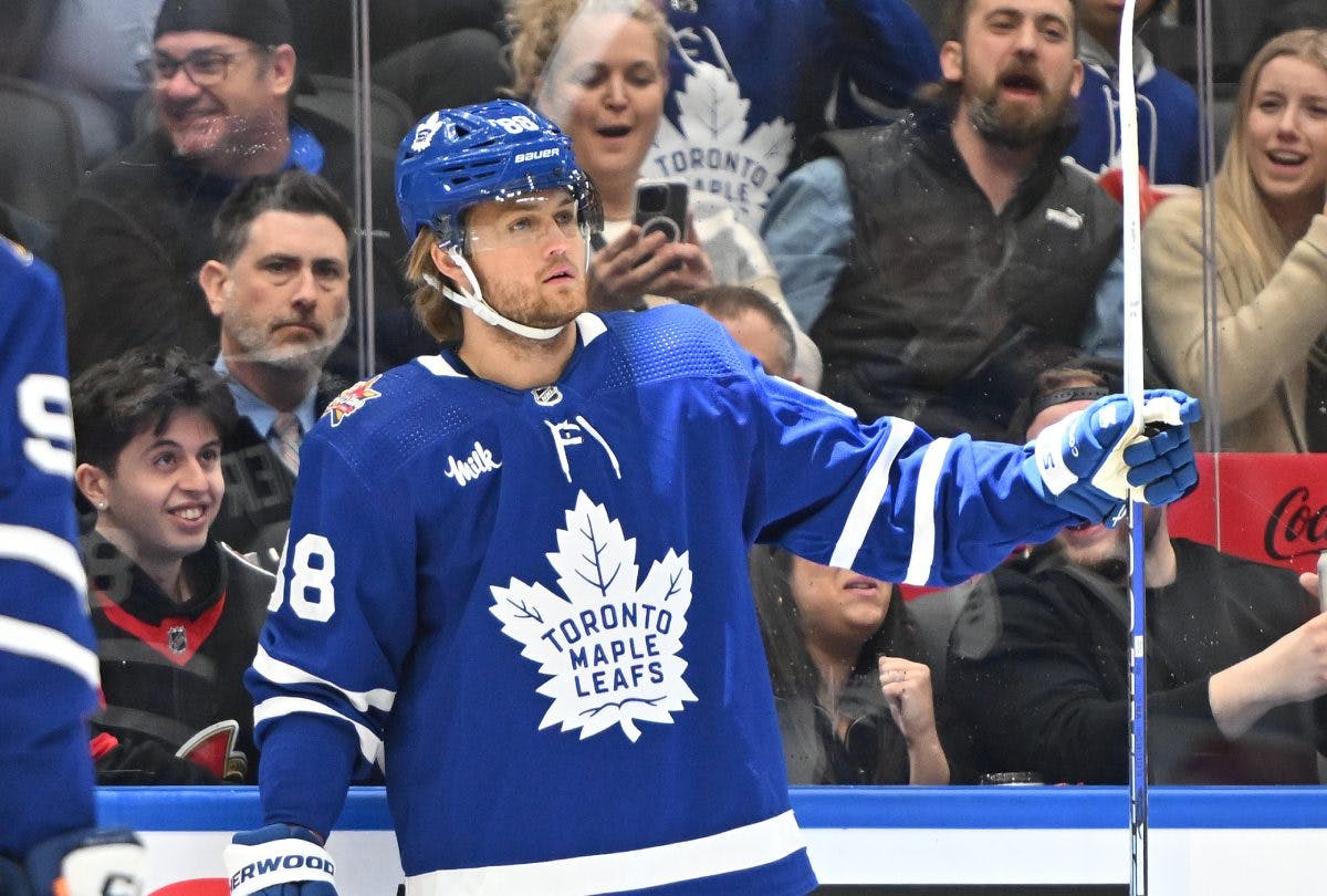 Maple Leafs’ William Nylander out for Game 1 vs. Bruins
