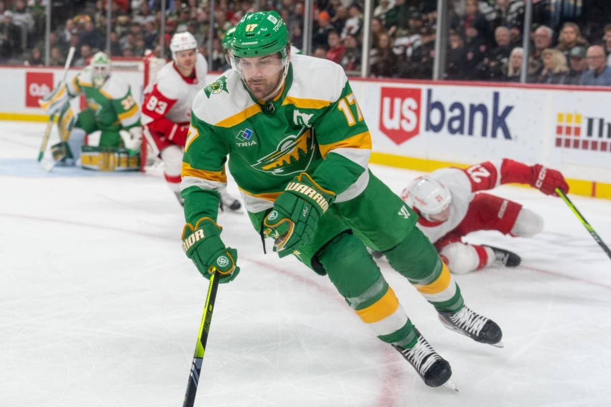 Minnesota Wild forward Marcus Foligno will not play on Saturday due to illness