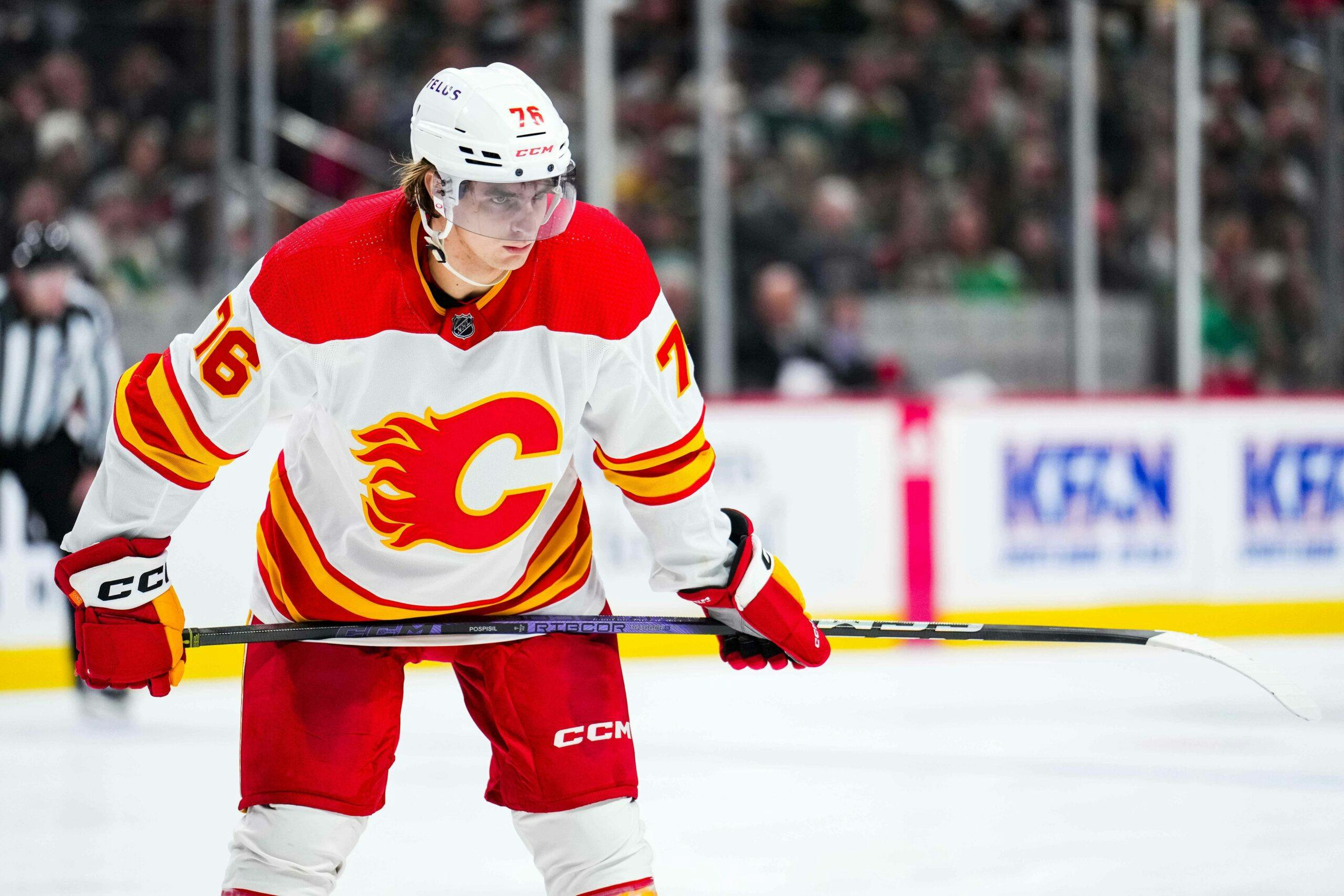 Calgary Flames’ Martin Pospisil only expected to miss a couple weeks with upper-body injury
