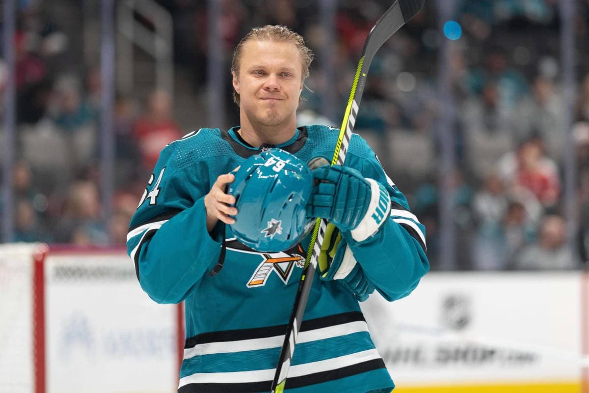 Sharks’ Mikael Granlund is week-to-week, could return next week