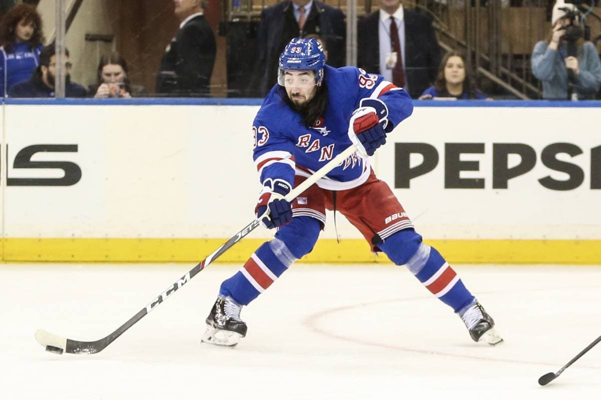 Rangers’ Mika Zibanejad will not play on Thursday vs. Blues