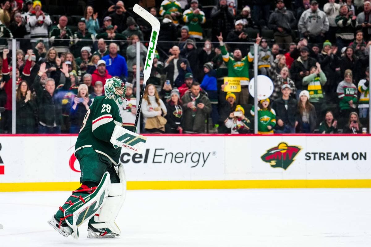 Wild goaltender Marc-Andre Fleury surpasses Patrick Roy for second all-time in NHL wins