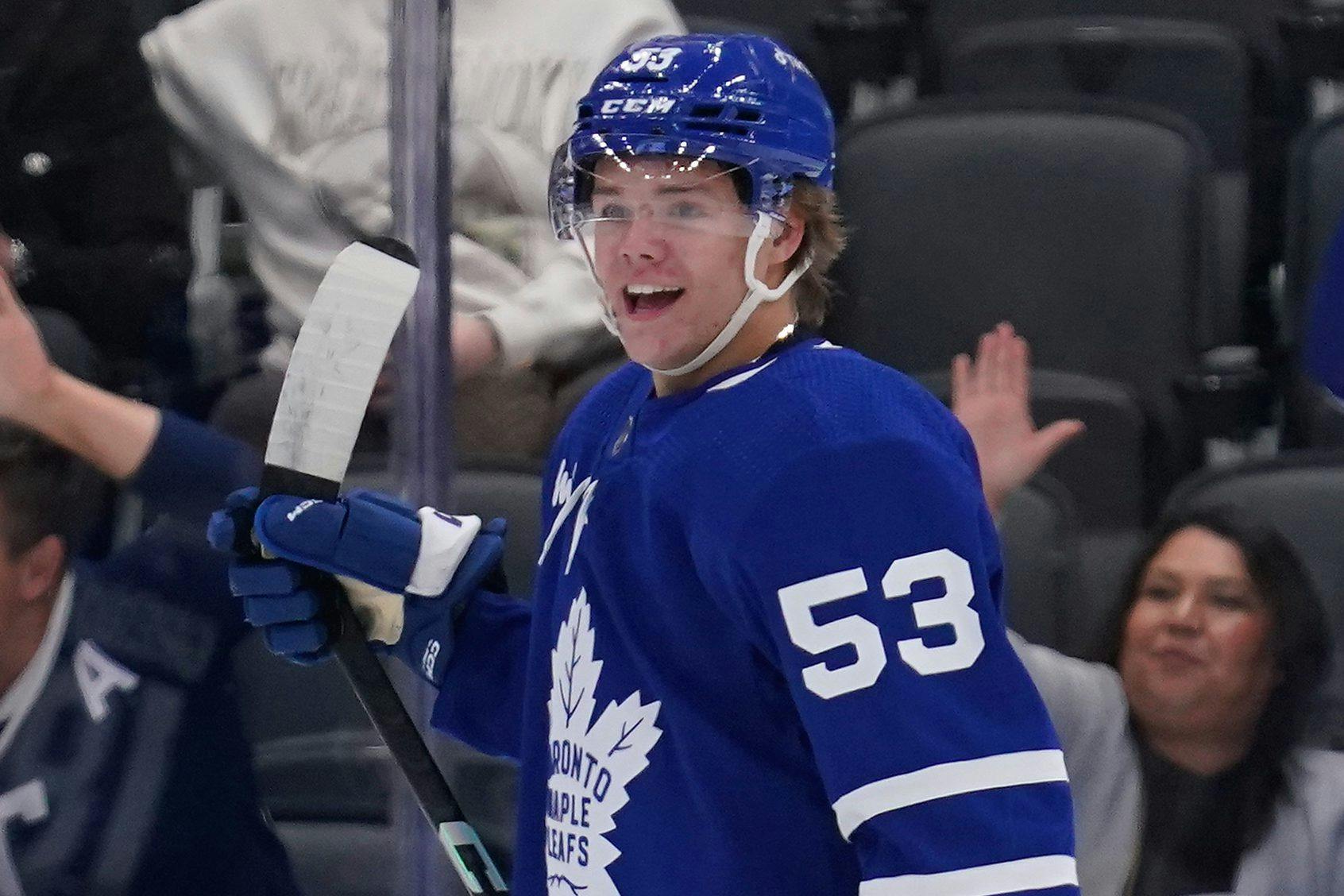 Toronto Maple Leafs prospect Easton Cowan is proving doubters wrong