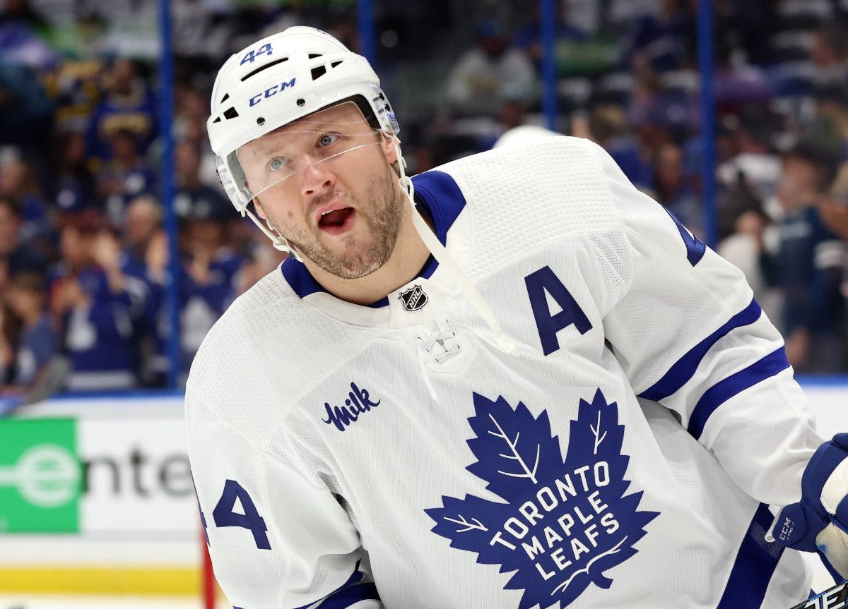 Morgan Rielly’s five-game suspension upheld, eligible to return Thursday