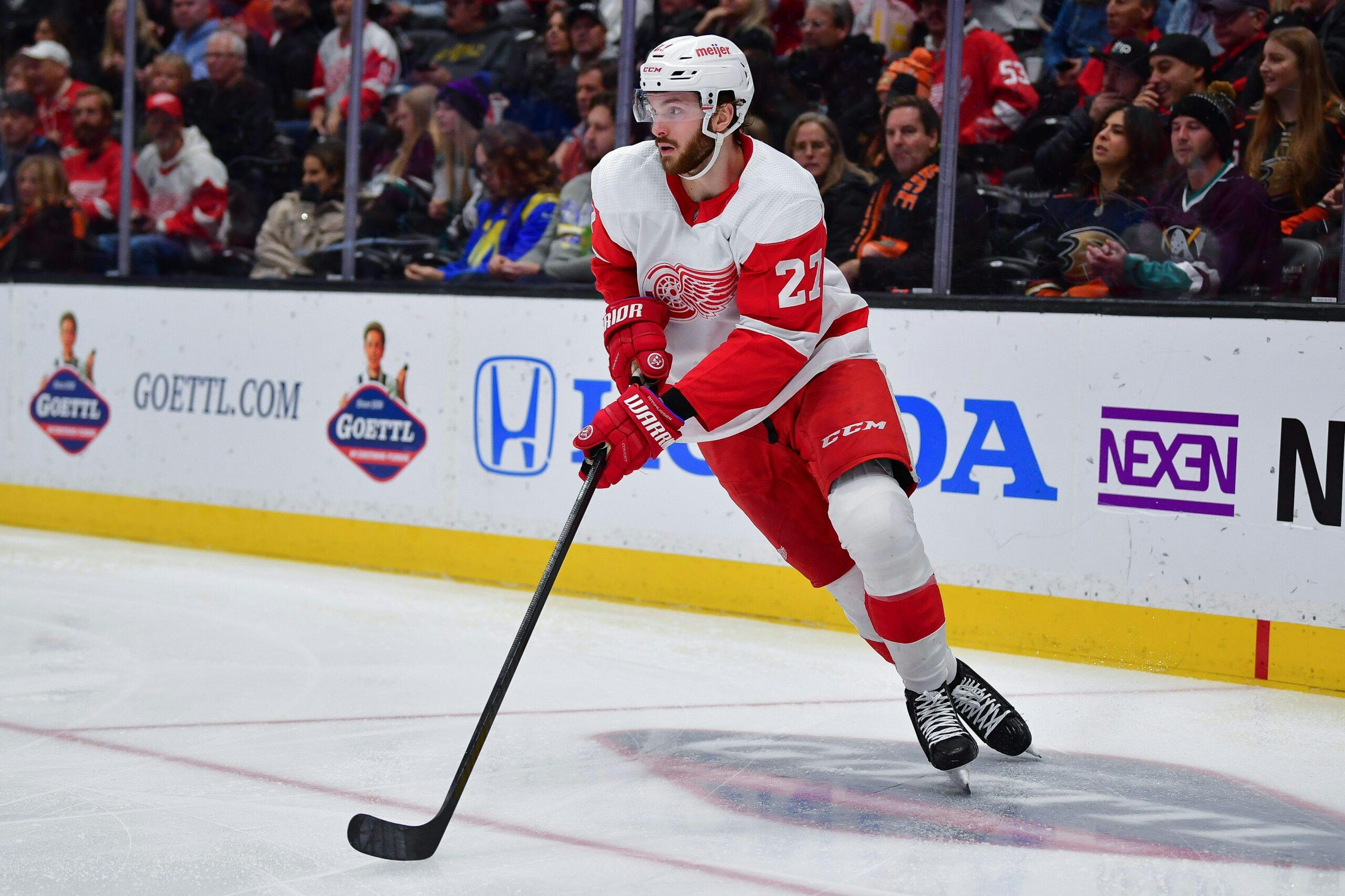 Detroit Red Wings’ Michael Rasmussen out Friday vs. New York Rangers