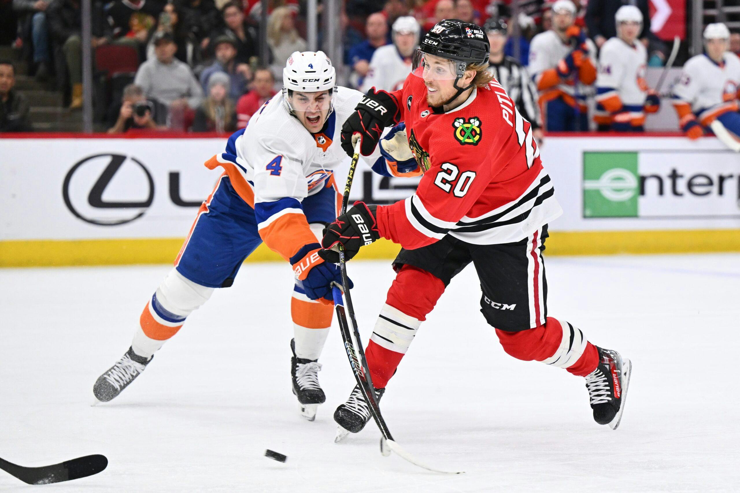 Chicago Blackhawks place forward Rem Pitlick on waivers