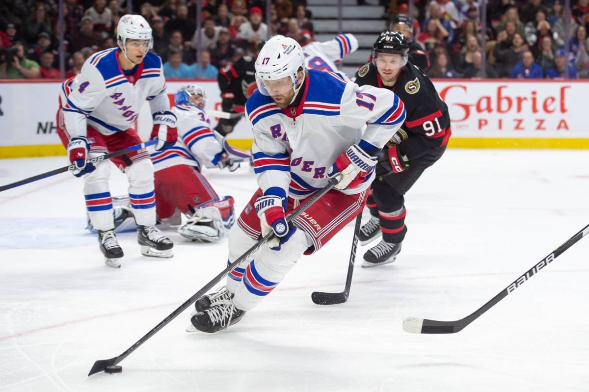 New York Rangers’ Blake Wheeler out for the rest of the regular season with lower-body injury