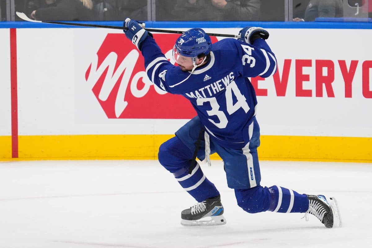 Auston Matthews for FanDuel promo and DraftKings promo 4.17