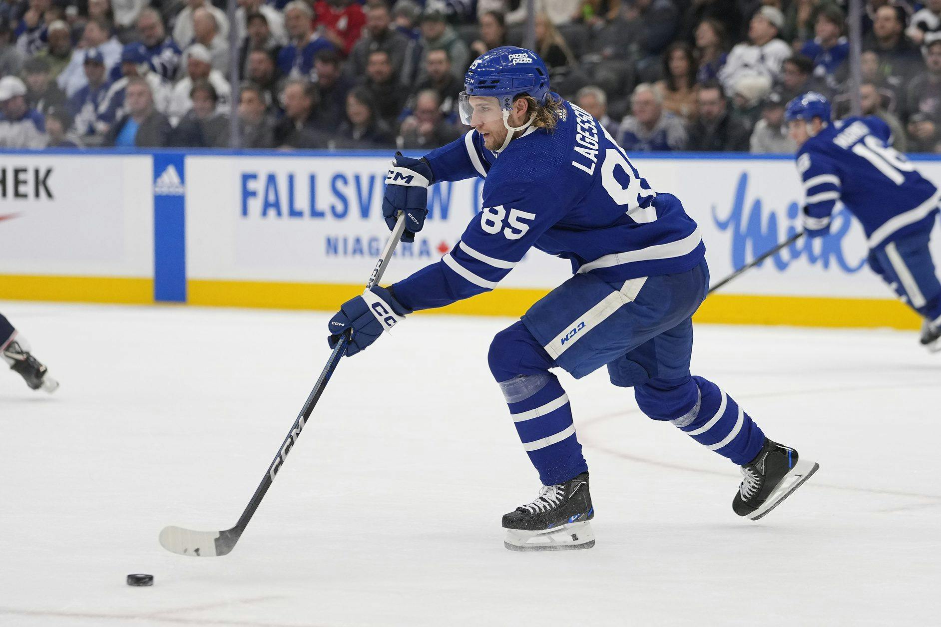 Anaheim Ducks claim William Lagesson off waivers from Toronto Maple Leafs