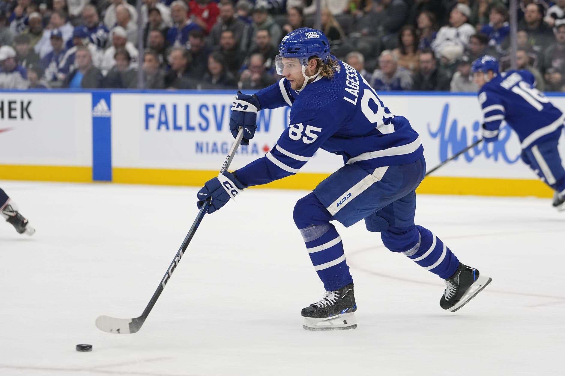 Anaheim Ducks claim William Lagesson off waivers from Toronto Maple Leafs