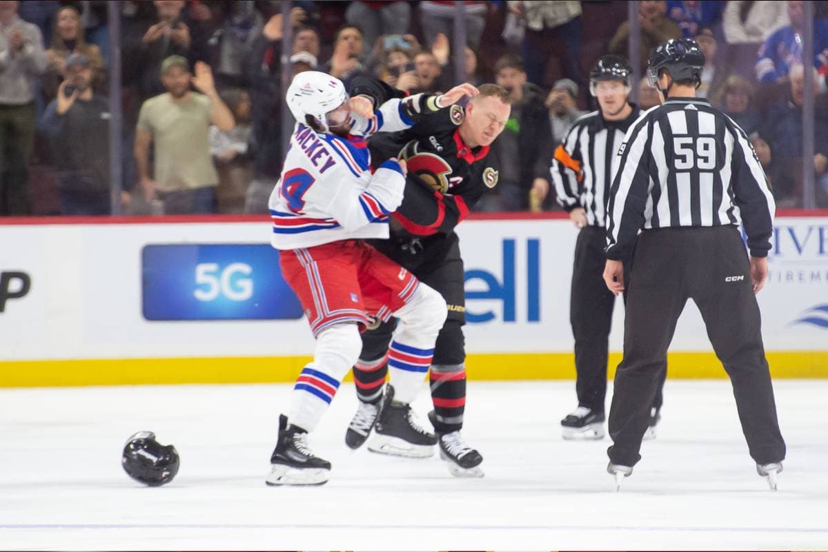 Rangers sign Connor Mackey to two-year, two-way deal