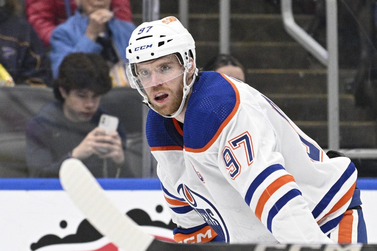 Edmonton Oilers’ Connor McDavid to play tonight vs. Sharks