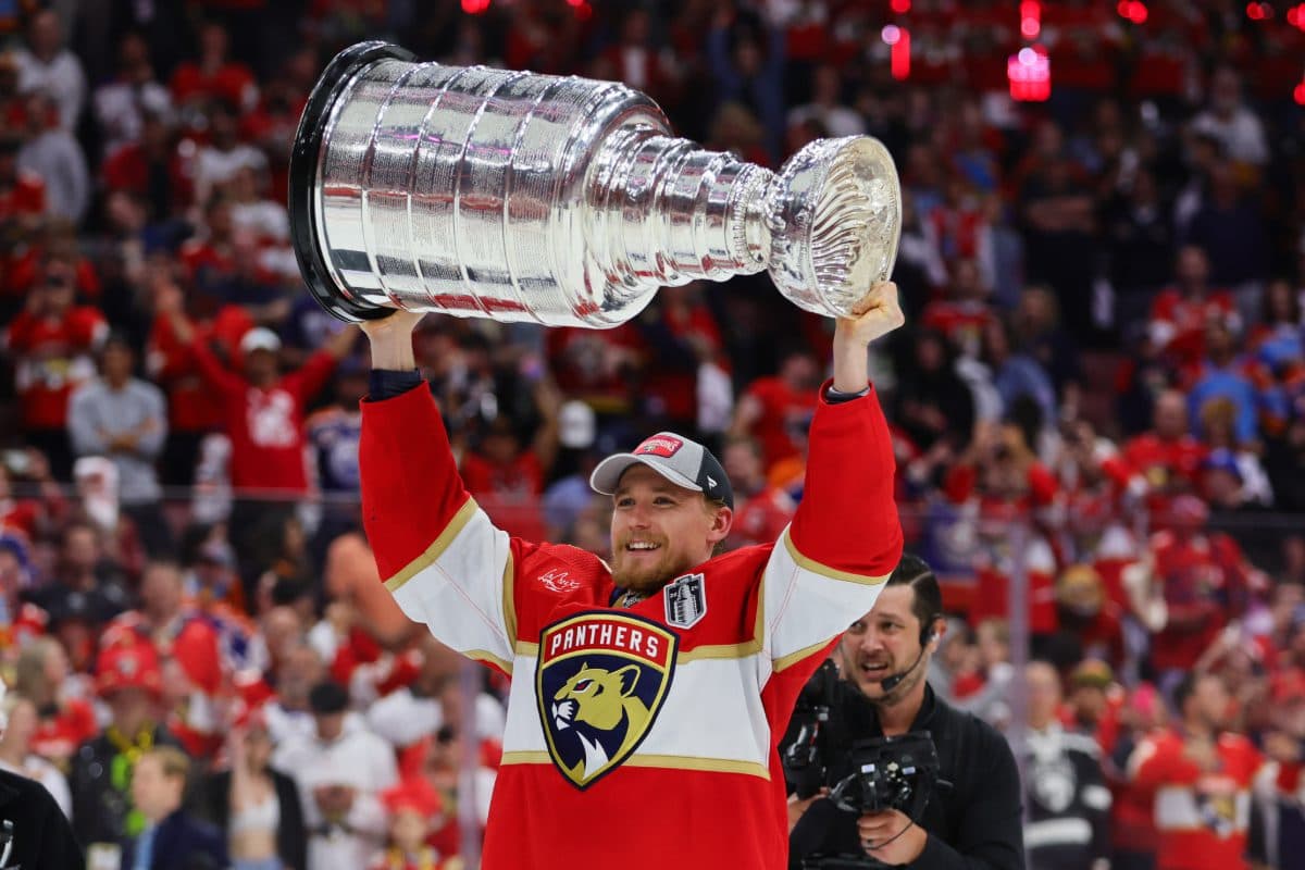Florida Panthers defenseman Gustav Forsling